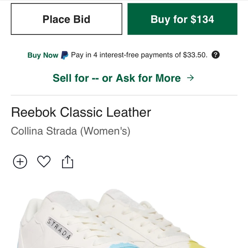 Limited Edition Collina Strada Reebok - Picture 6 of 6